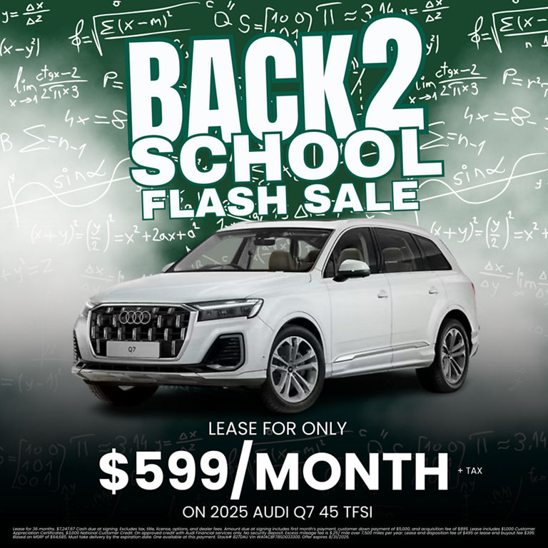 2025 Audi Q7 45 TFSI quattro lease special 